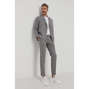 Oblek Tommy Hilfiger Tailored pánský, šedá barva, vzorovaný