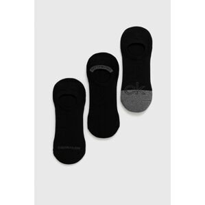 Ponožky Calvin Klein pánské, černá barva