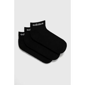 Ponožky adidas (3-pack) pánské, černá barva