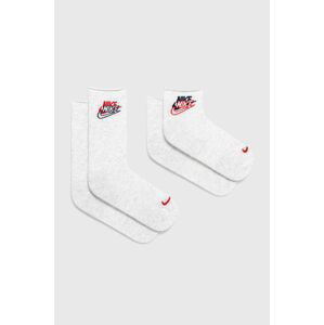 Ponožky Nike Sportswear bílá barva