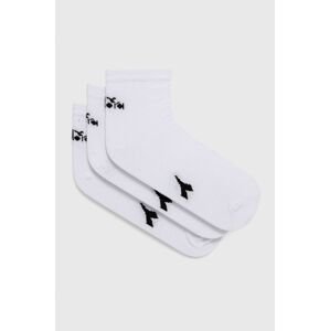 Ponožky Diadora (3-PACK) bílá barva