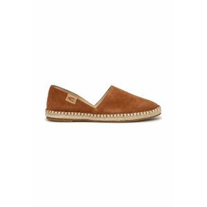 Kožené espadrilky Camel Active oranžová barva