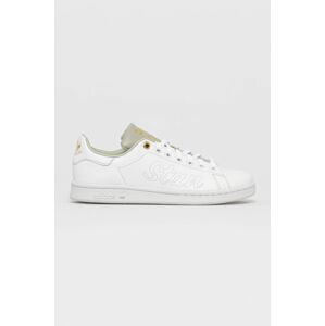Boty adidas Originals Stan Smith FY5466 bílá barva, na plochém podpatku