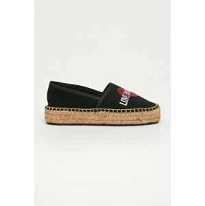 Love Moschino - Semišové espadrilky