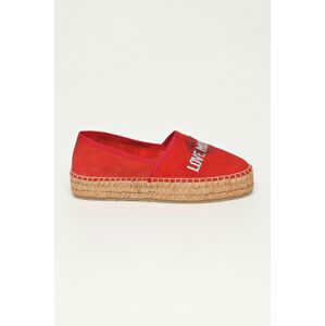 Love Moschino - Semišové espadrilky