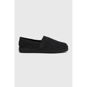 Espadrilky Gant černá barva