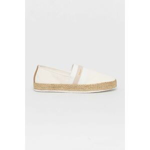 Espadrilky Gant krémová barva