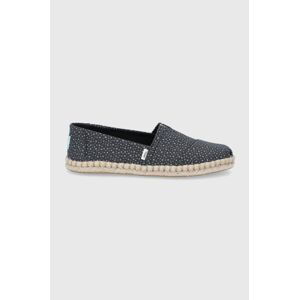 Espadrilky Toms Sunspots Crossweave černá barva