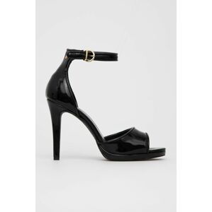 Sandály Sisley černá barva
