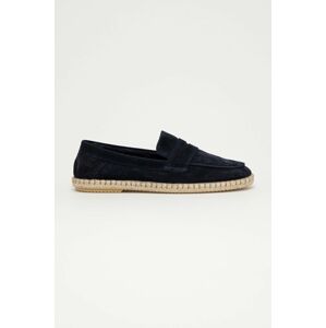 Semišové espadrilky Marc O'Polo tmavomodrá barva