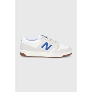 Boty New Balance BB480LVM bílá barva