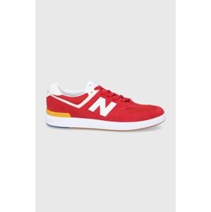 Boty New Balance červená barva
