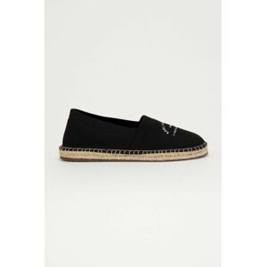 Espadrilky Karl Lagerfeld černá barva