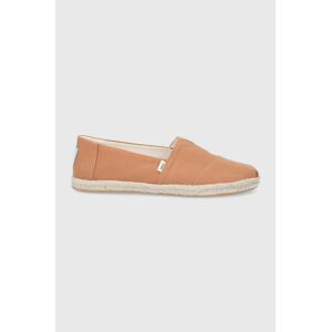 Espadrilky Toms Alpargata Rope hnědá barva