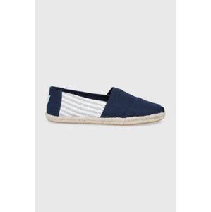 Espadrilky Toms Alpargata Rope tmavomodrá barva