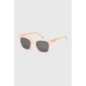 Sluneční brýle Pepe Jeans Maxi Squared dámské, růžová barva