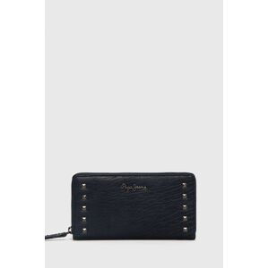 Kožená peněženka Pepe Jeans Alessia dámská, tmavomodrá barva
