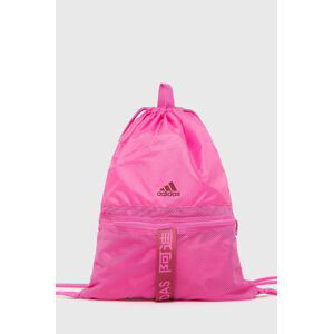 Batoh adidas Performance růžová barva, s potiskem