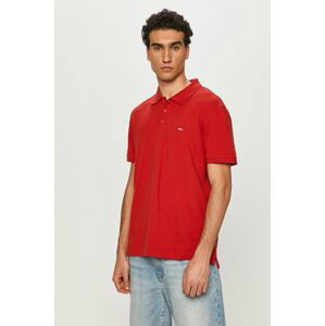 Polo tričko Levi's červená barva