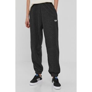 Kalhoty adidas Originals GN4349 dámské, šedá barva, hladké