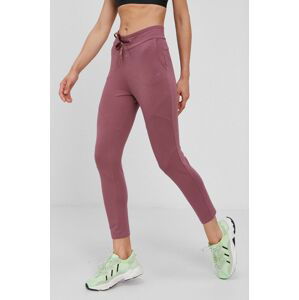 Kalhoty 4F dámské, fialová barva, hladké