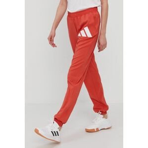 Kalhoty adidas Performance GM2999 dámské, červená barva,