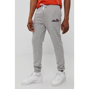 Kalhoty Ellesse Nioro Jog Pant pánské, šedá barva, s aplikací, SHS08783