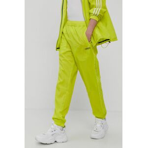 Oboustranné kalhoty adidas Originals pánské, žlutá barva, hladké