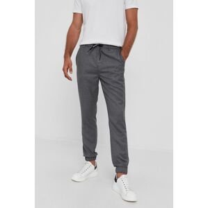 Kalhoty Calvin Klein Jeans pánské, šedá barva, jogger