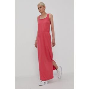 Šaty Vero Moda růžová barva, maxi, jednoduché