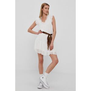 Šaty Haily's bílá barva, mini, jednoduché