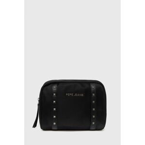 Kosmetická taška Pepe Jeans Roxanne černá barva