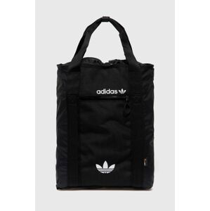 Batoh adidas Originals dámský, černá barva, velký, s aplikací