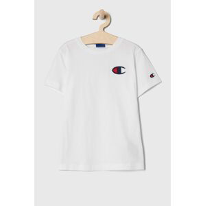 Dětské tričko Champion bílá barva, s aplikací