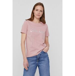 Tričko Calvin Klein dámské, růžová barva