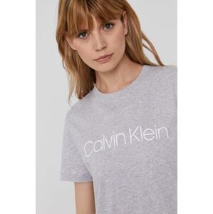 Tričko Calvin Klein šedá barva