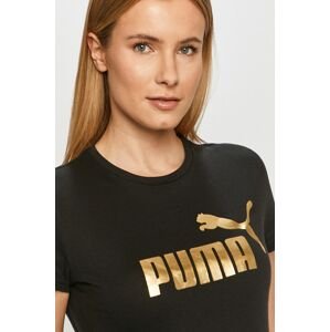 Tričko Puma černá barva