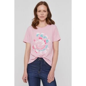 Tričko Pepe Jeans Dree dámské, růžová barva