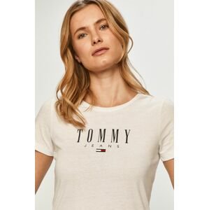 Tričko Tommy Jeans bílá barva