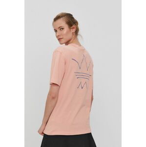 Tričko adidas Originals GN3282 dámské, růžová barva
