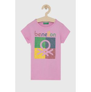 United Colors of Benetton - Dětské bavlněné tričko