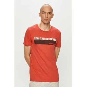 Tričko Tom Tailor červená barva