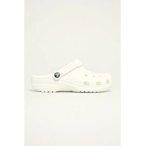 Pantofle Crocs Classic bílá barva, 10001
