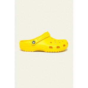 Pantofle Crocs Classic žlutá barva, 10001