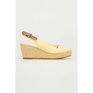 Sandály Tommy Hilfiger ICONIC ELBA SLING BACK WEDGE FW0FW04788