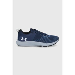 Boty Under Armour UA Charged Engage tmavomodrá barva