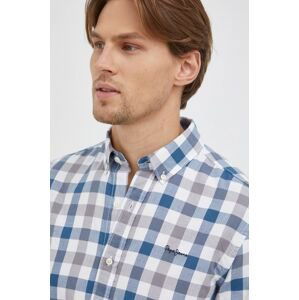 Bavlněné tričko Pepe Jeans Pembroke pánské, slim, s límečkem button-down