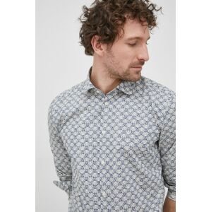 Bavlněné tričko Sisley pánská, regular, s klasickým límcem