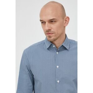 Bavlněné tričko Sisley regular, s klasickým límcem