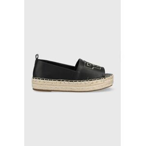 Espadrilky Dkny Maddy černá barva, na platformě